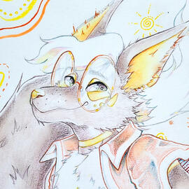 Colored Bust A4 for @Tiedernas